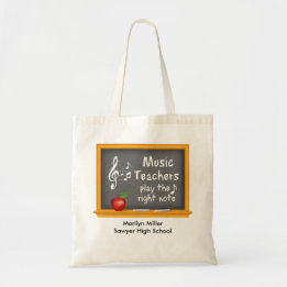 Perfect Music Teacher Gift Tote Bag
