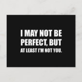 Perfect niet jij briefkaart (Voorkant)