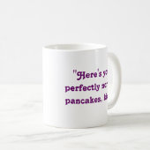 "Perfect normale pannenkoeken" Koffiemok (Voorkant rechts)