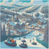 Perfect North Slopes Indiana 3 inch Vinyl Sticker (Voorkant)