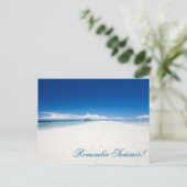 Perfect oceaanstrand briefkaart (Staand voorkant)
