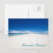 Perfect oceaanstrand briefkaart (Voorkant / Achterkant)
