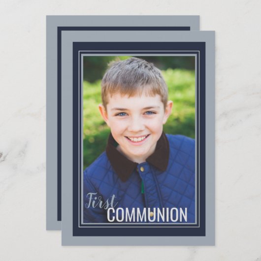 Perfect omgezette Fotouitnodiging Kaart (Voorkant / Achterkant)