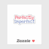 perfect onbevooroordeeld trendy esthetische Sticke Sticker (Vel)