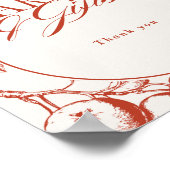 Perfect One Apple Bruiloft Feest Kaarten Cadeaus Poster (Hoek)