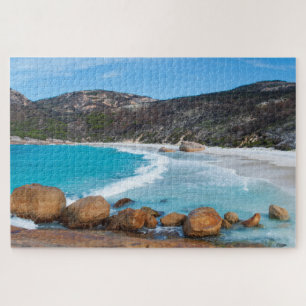 Perfect ongerepte witte strand, 1014 stukken legpuzzel