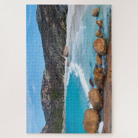 Perfect ongerepte witte strand, 1014 stukken legpuzzel (Verticaal)