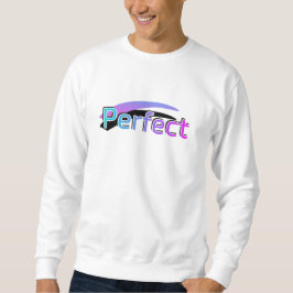 Perfect ontwerp op een wit sweatshirt