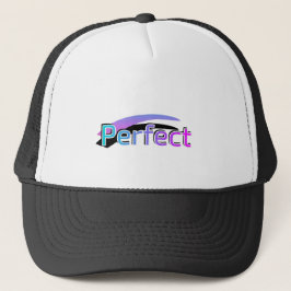 Perfect ontwerp op een zwart pet