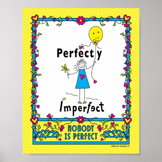 Perfect onvolmaakt 1_Print 8 "x10" Poster (Voorkant)