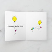 Perfect onvolmaakt 1_Wenskaart 5"x7" Kaart (Binnen)