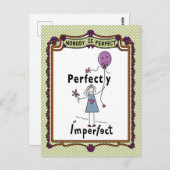Perfect onvolmaakt 1A_ Briefkaart (Voorkant / Achterkant)