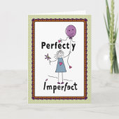 Perfect onvolmaakt 1A_Wenskaart 5"x7" Kaart (Voorkant)