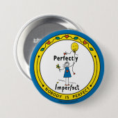 Perfect onvolmaakt 1B_Round Button Pin 3" (Voorkant /achterkant)