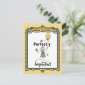 Perfect onvolmaakt 1C_ Briefkaart (Staand voorkant)