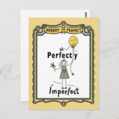 Perfect onvolmaakt 1C_ Briefkaart (Voorkant / Achterkant)