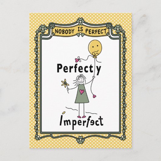 Perfect onvolmaakt 1C_ Briefkaart (Voorkant)