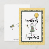 Perfect onvolmaakt 1C_Flat Card 5”x7” (Voorkant / Achterkant)