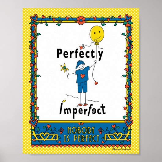 Perfect onvolmaakt 2A_Print 8"x10" Poster (Voorkant)
