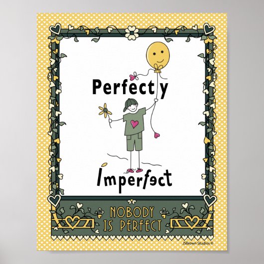 Perfect onvolmaakt 2A_Print 8"x10" Poster (Voorkant)