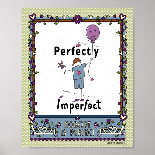 Perfect onvolmaakt 2A_Print 8"x10" Poster (Voorkant)