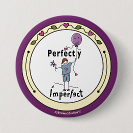 Perfect onvolmaakt 2A_Ronde knopspeld 3” Ronde Button 7,6 Cm