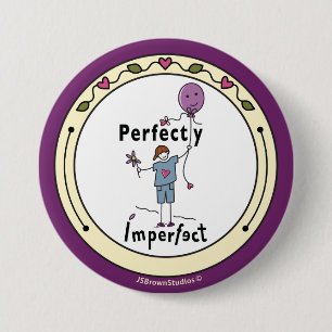 Perfect onvolmaakt 2A_Ronde knopspeld 3” Ronde Button 7,6 Cm