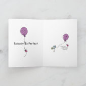 Perfect onvolmaakt 2A_Wenskaart 5"x7" Kaart (Binnen)