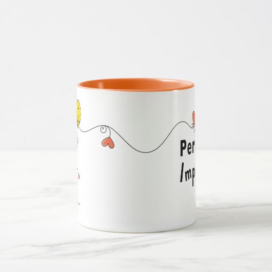 Perfect onvolmaakt 2B_11 oz Mok (Midden)