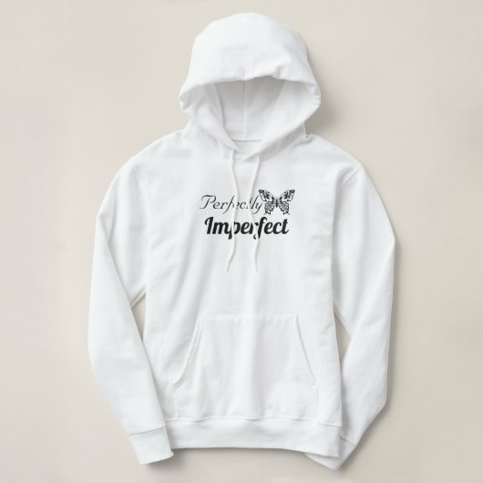 Perfect Onvolmaakt Hoodie (Design voorkant)