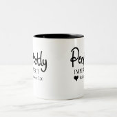 Perfect onvolmaakt Inspirerend voor scripts Tweekleurige Koffiemok (Center)