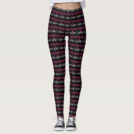 "Perfect onvolmaakt!" Leggings (Voorkant)