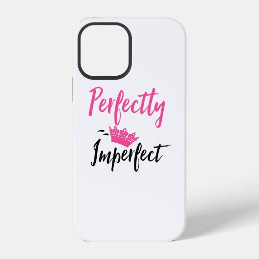 Perfect Onvolmaakt "met Tiara" iPhone Hoesje (Achterkant)
