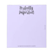 Perfect onvolmaakt Notitieblok (Voorkant)
