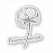 perfect onvolmaakt sticker (Voorkant)