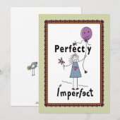 Perfect onvolmaakte 1A_Flat Kaart 5"x7" (Voorkant / Achterkant)