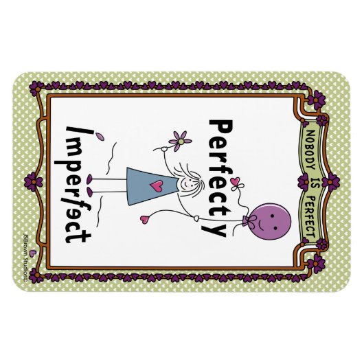 Perfect onvolmaakte 1A_Flexibele magneet 4"x6" (Horizontaal)