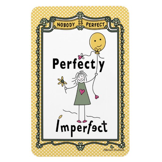 Perfect onvolmaakte 1C_Flexibele magneet 4"x6" (Verticaal)