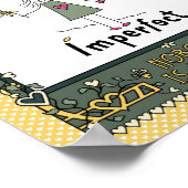 Perfect onvolmaakte 1C_Print 8"x10" Poster (Hoek)