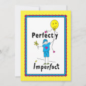 Perfect onvolmaakte 2_Flat Kaart 5"x7" (Voorkant)