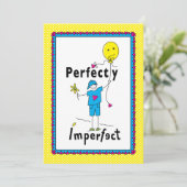 Perfect onvolmaakte 2_Flat Kaart 5"x7" (Staand voorkant)