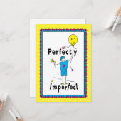 Perfect onvolmaakte 2_Flat Kaart 5"x7" (Voorkant / Achterkant in situ)