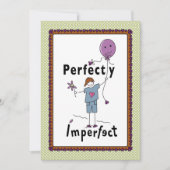 Perfect onvolmaakte 2A_Flat Kaart 5"x7" (Voorkant)