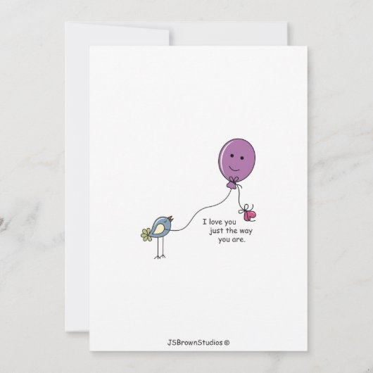 Perfect onvolmaakte 2A_Flat Kaart 5"x7" (Achterkant)