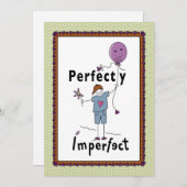 Perfect onvolmaakte 2A_Flat Kaart 5"x7" (Voorkant / Achterkant)