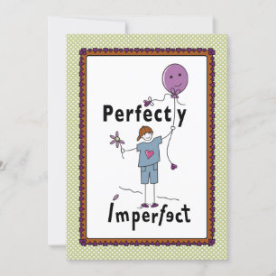 Perfect onvolmaakte 2A_Flat Kaart 5"x7"