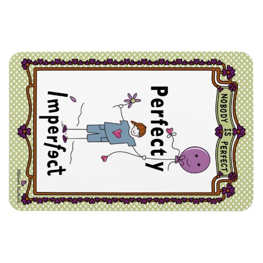 Perfect onvolmaakte 2A_Flexibele magneet 4"x6" (Horizontaal)