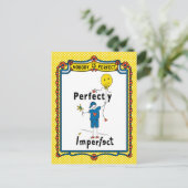 Perfect onvolmaakte 2B_ Briefkaart (Staand voorkant)
