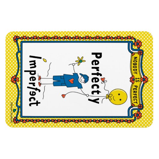 Perfect onvolmaakte 2B_Flexibele magneet 4"x6" (Horizontaal)