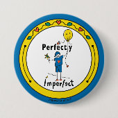 Perfect onvolmaakte 2B_Ronde Button Pin 3" (Voorkant)